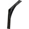 Ekena Millwork Morris Steel Bracket, Antiqued Silver 3"W x 20"D x 20"H BKTM03X20X20MOASV - alternate 1